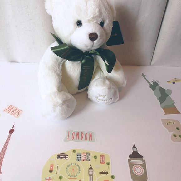 harrods white teddy bear